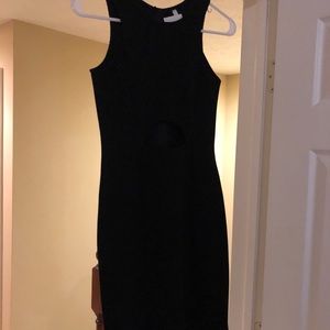 Little Black Dress With Keyhole Cutout